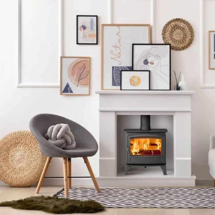 Herald 5 Slimline Eco, Single Door – Hunter Stoves - Camden Fires
