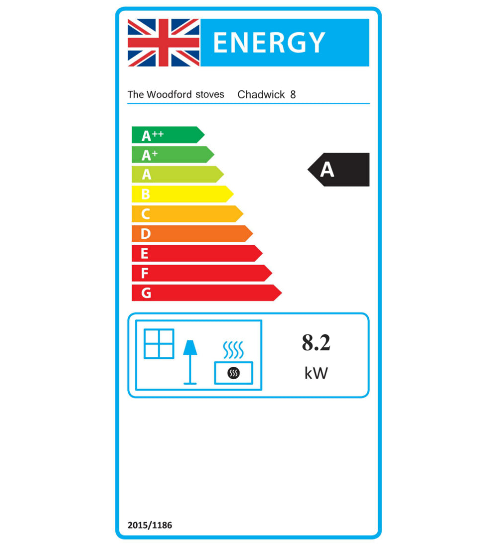 Woodford Chadwick 8 Wood Burning / Multi Fuel Stove - Camden Fires