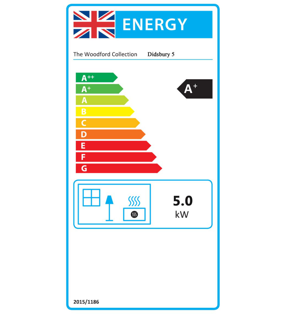 Woodford Didsbury 5 Wood Burning / Multifuel Ecodesign Stove - Camden Fires