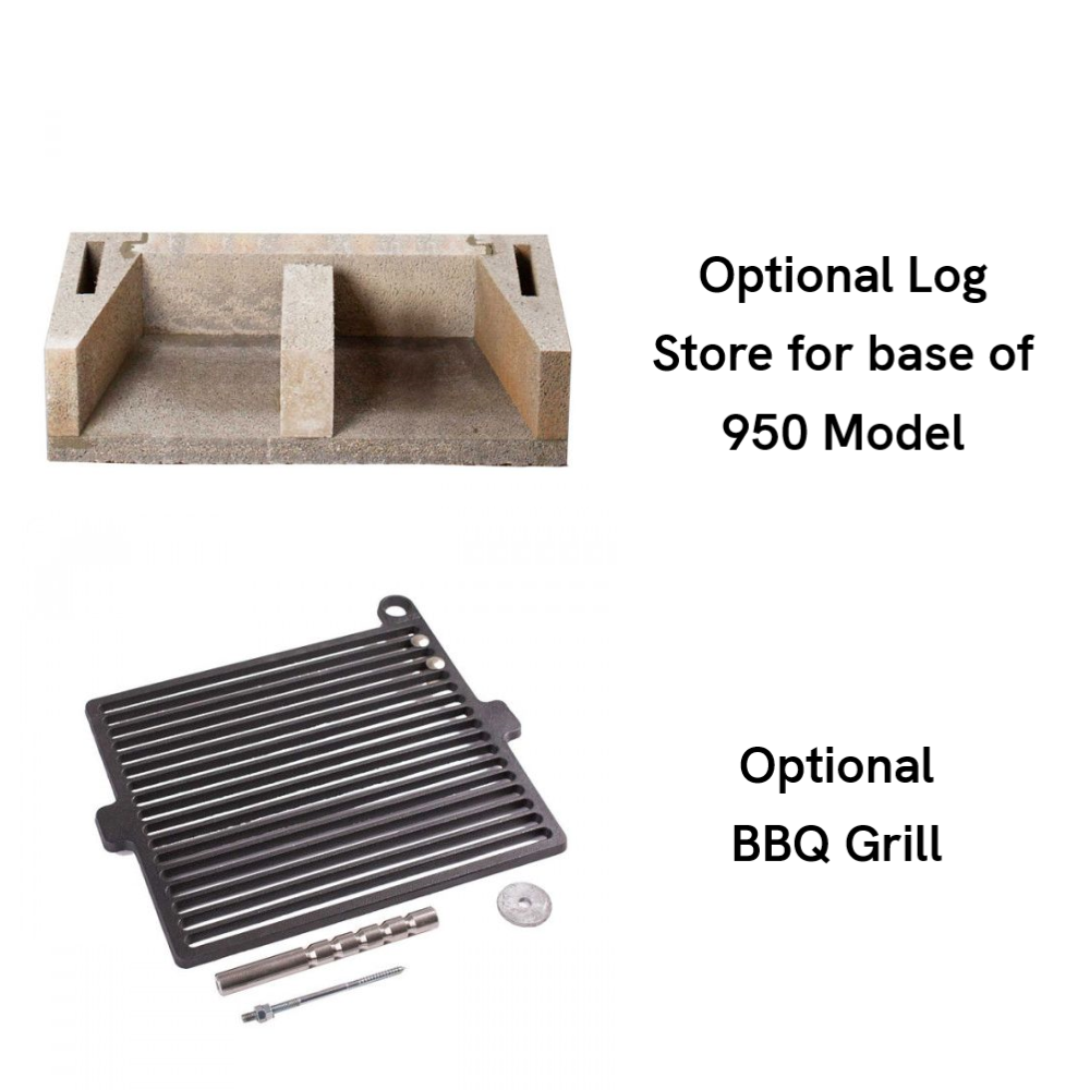 The Isokern Garden 950 Outdoor Fireplace - Camden Fires