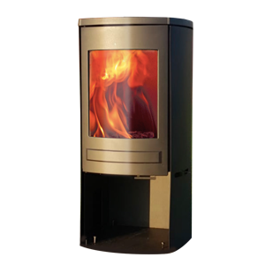 Clock Brocksford CS5 Wood Fuel Stove - Camden Fires