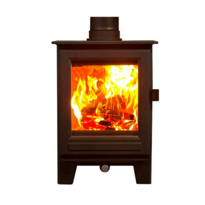 Clock Sudbury Compact Wood Fuel Stove