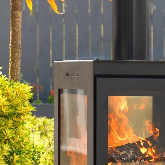 Firebloom Fresco Pedestal Stove with flue - Camden Fires
