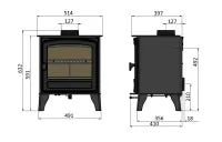 Herald 5 Eco, Single Door – Hunter Stoves