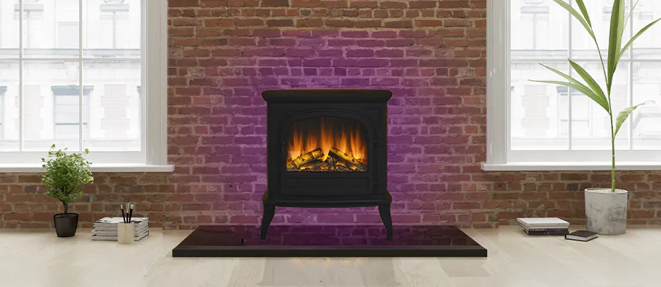 British Fires Hinton Cast Iron Electric Stove