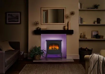 British Fires Hinton Cast Iron Electric Stove