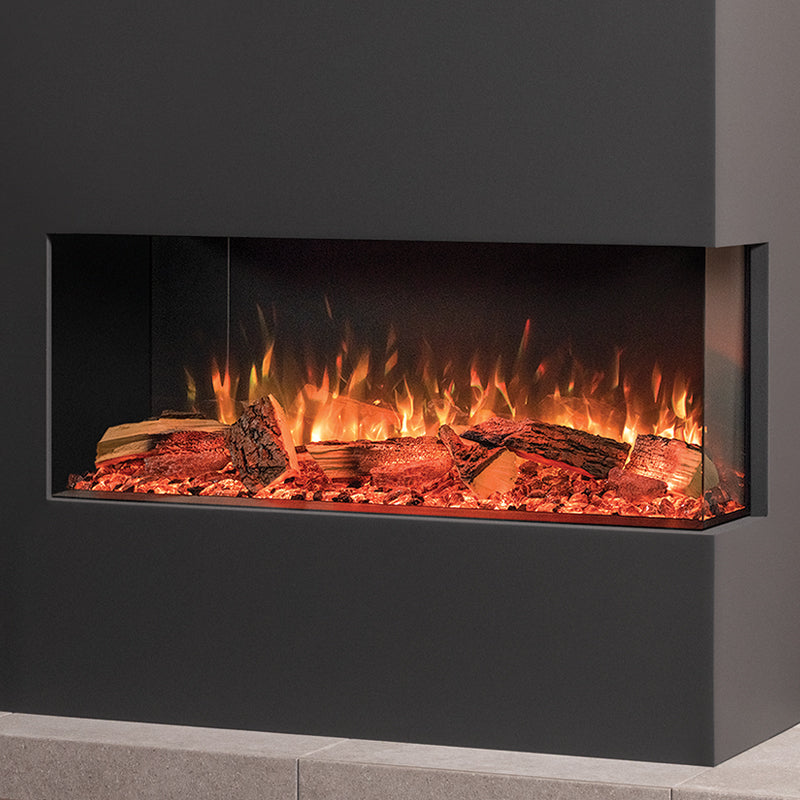 Onyx Avanti 110RW with real wood logscape Electric Fire