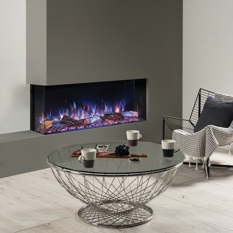 Onyx Avanti 110RW with real wood logscape Electric Fire