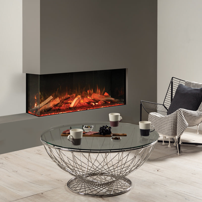 Onyx Avanti 110RW with real wood logscape Electric Fire