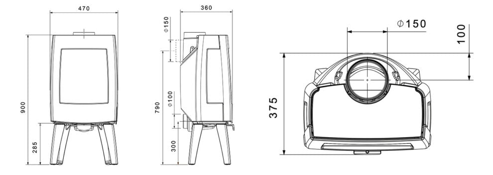 Dovre Sense 103 Wood Burning Stove