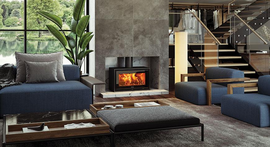 Studio Air 1 Freestanding Wood Burning Fire