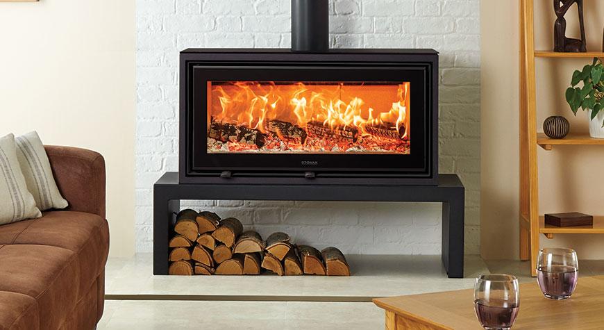 Studio Air 2 Freestanding Wood Burning Fire
