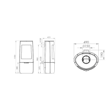 Dovre Bold 400 With Base Wood Burning Stove