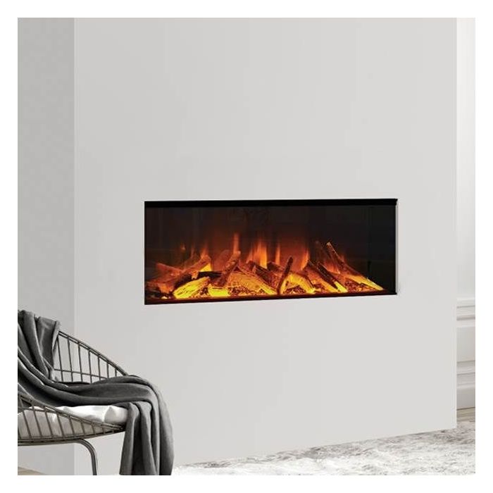 Evonic E-Series E1250 Built In The Wall Media Wall Electric Fire