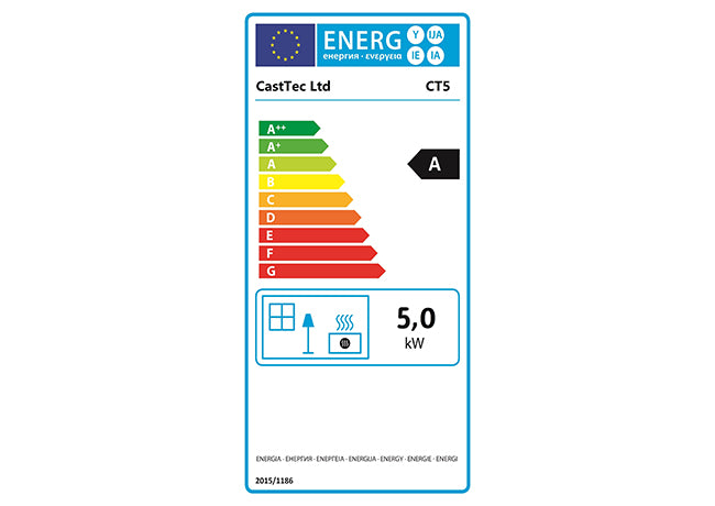 Cast Tec CT5 Cylindrical Wood Burning Stove