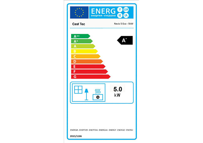 Cast Tec Nevis 5 Multi-Fuel Defra Approved Stove