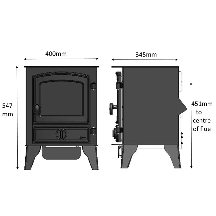 Hawk 4 Gas – Hunter Stoves - Camden Fires