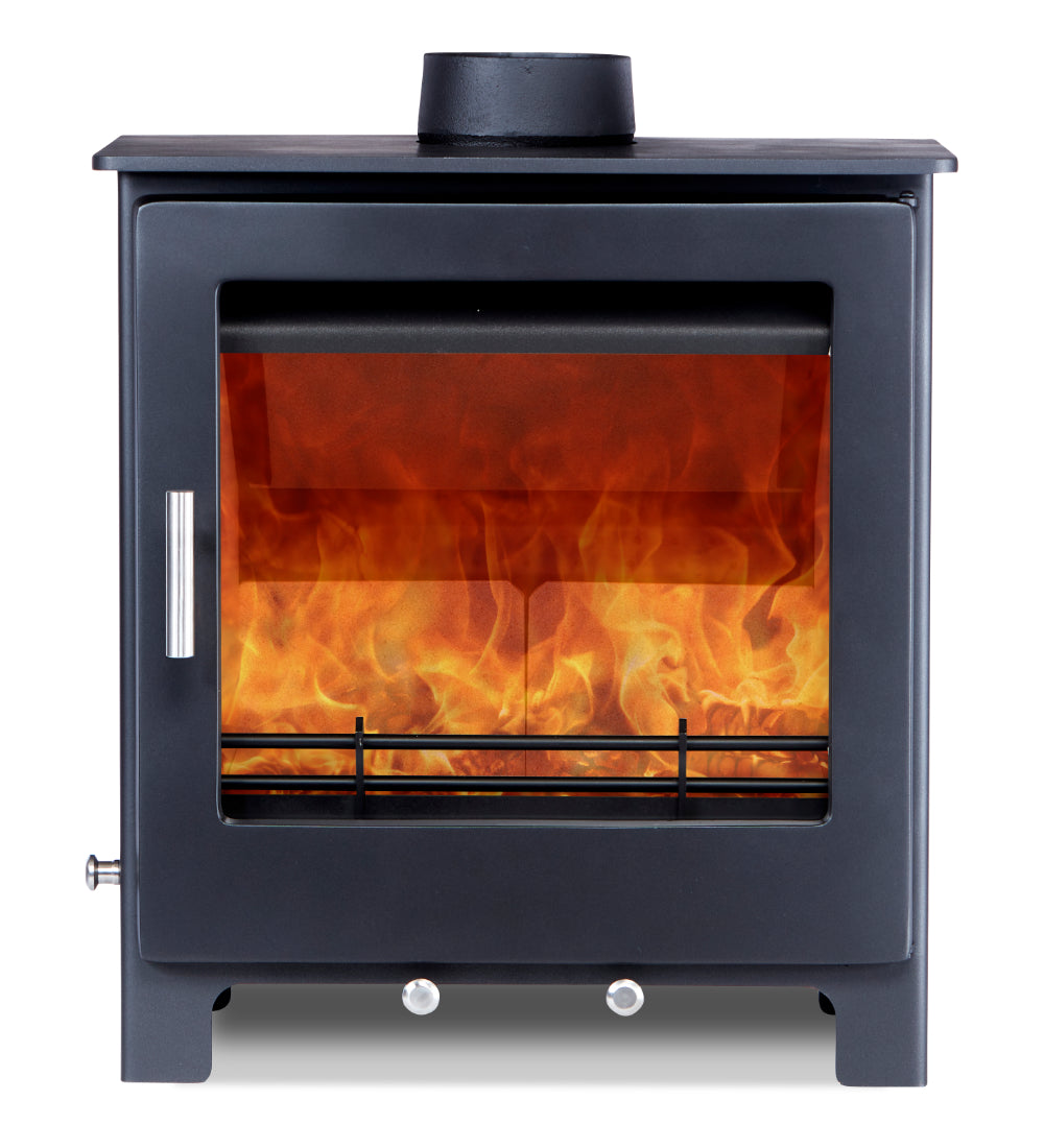 Woodford Lowry 5XL Widescreen Wood Burning / Multifuel Ecodesign Stove - Camden Fires