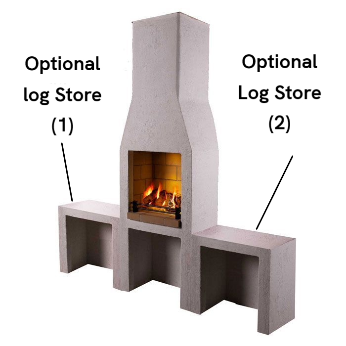 The Isokern Garden 500 Outdoor Fireplace