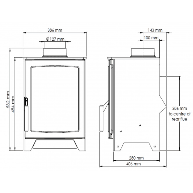 Aspect 4 Gas – Hunter Stoves - Camden Fires