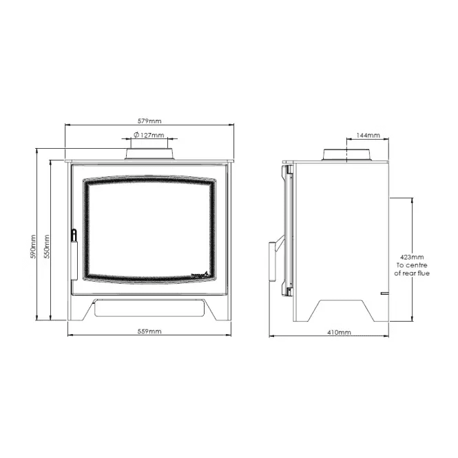 Aspect 7 Natural Gas – Hunter Stoves - Camden Fires