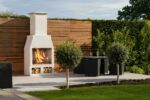 The Isokern Garden 950 Outdoor Fireplace