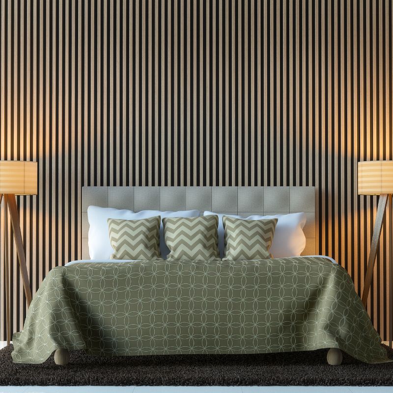 STRIVO Premium Natural Oak Acoustic Slat Wall Panel