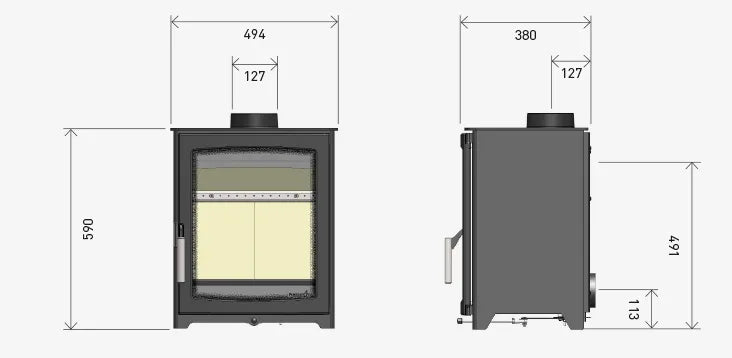 Aspect 5 Eco Multifuel – Hunter Stoves