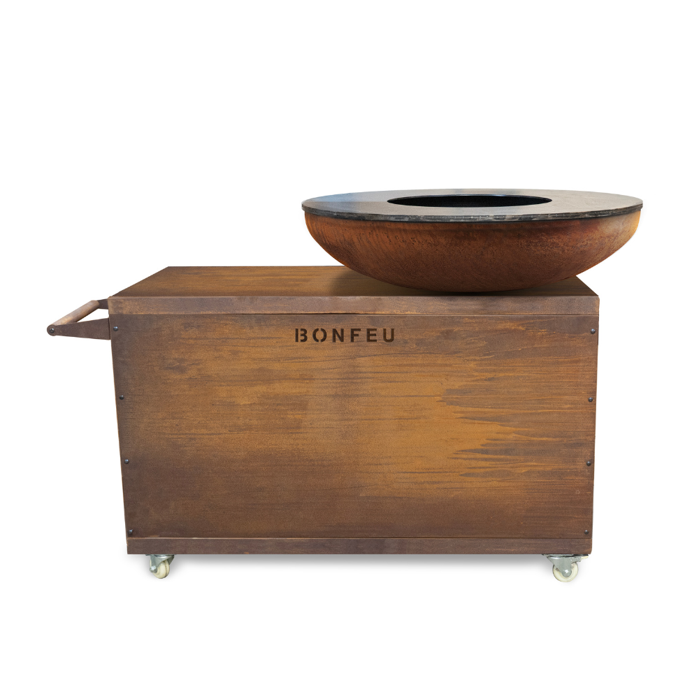 BonFeu BonBiza Island plancha grill fire pit outdoor