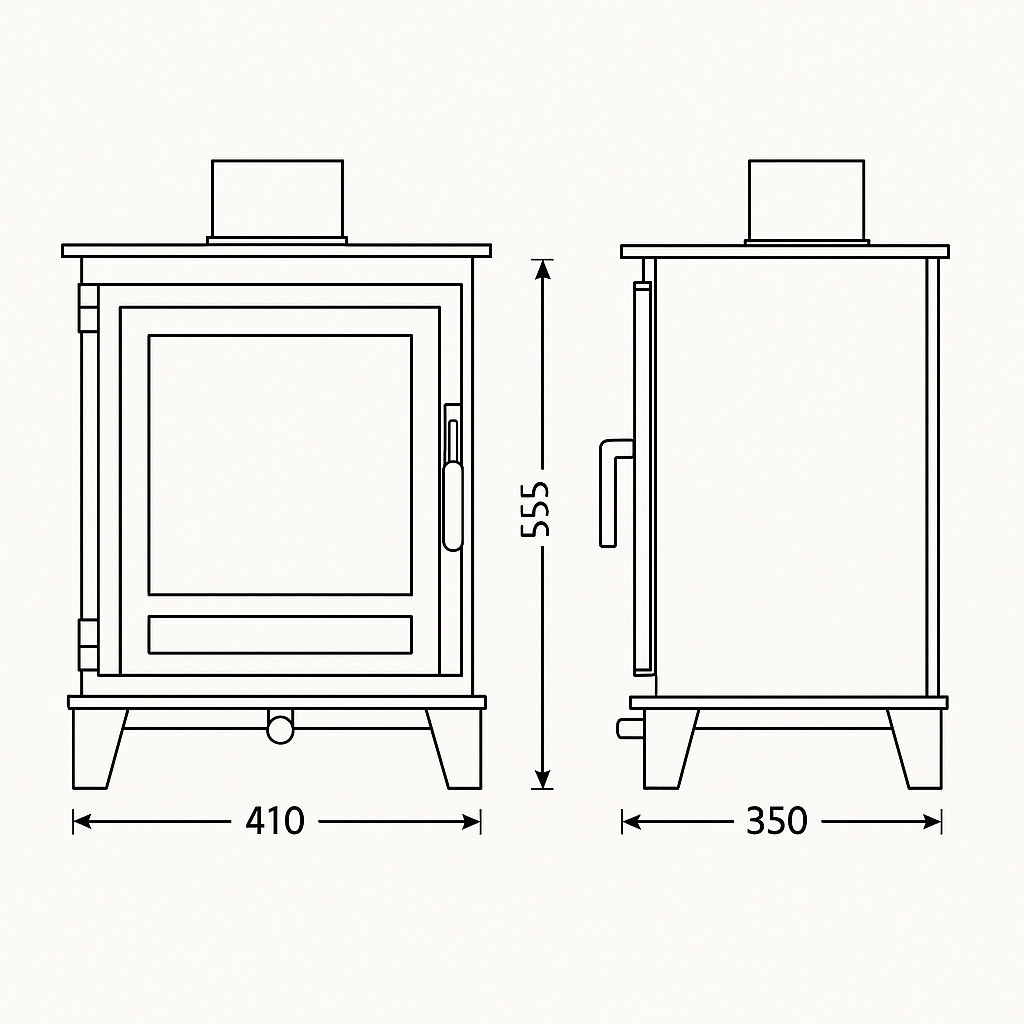Burley Thorncombe 9404-C Wood Burning Stove