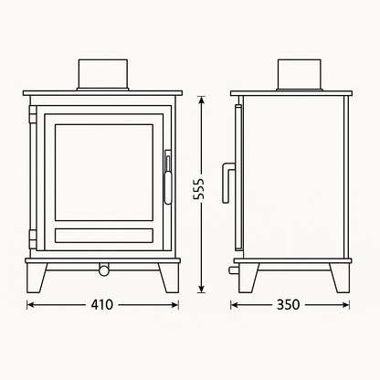 Burley Thorncombe 9404-C Wood Burning Stove