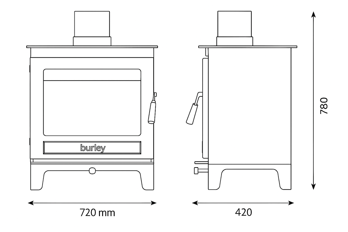 Burley Crownley 9412 Wood Burning Stove