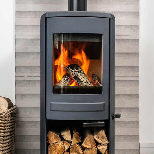Clock Brocksford CS5 Wood Fuel Stove