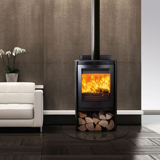 R5 Euro Eco with Curved Black Sides – Hunter Stoves