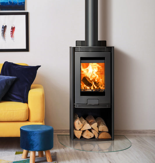 R5 Euro Eco with Flat Black Sides – Hunter Stoves