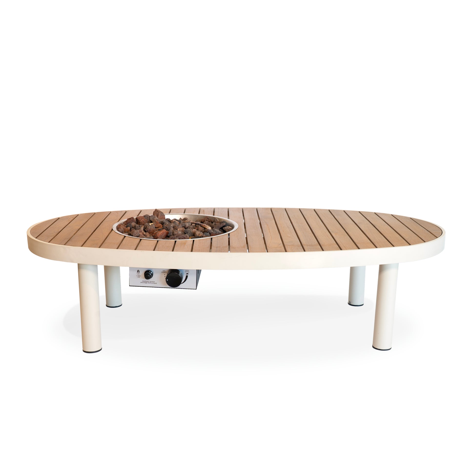Happy Cocooning Riviera 140 fire pit table gas outdoor heater
