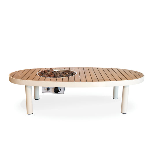 Happy Cocooning Riviera 140 fire pit table gas outdoor heater