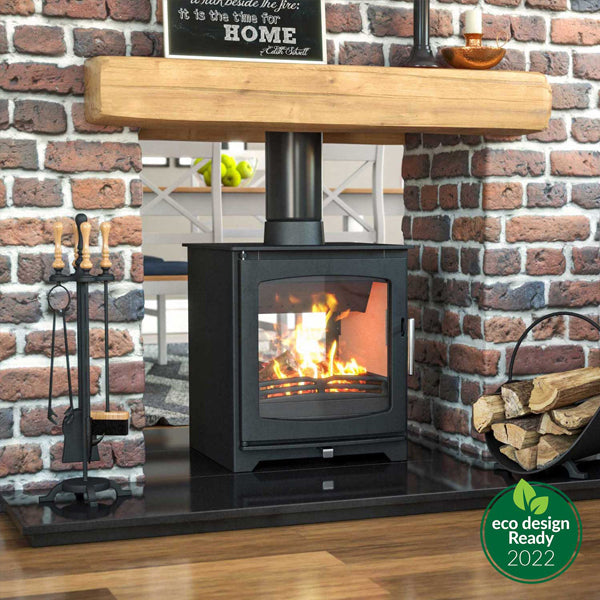 Henley Hazelwood6.5kw  Double Sided Wood Burning Stove Eco
