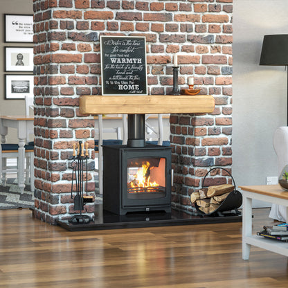 Henley Hazelwood6.5kw  Double Sided Wood Burning Stove Eco
