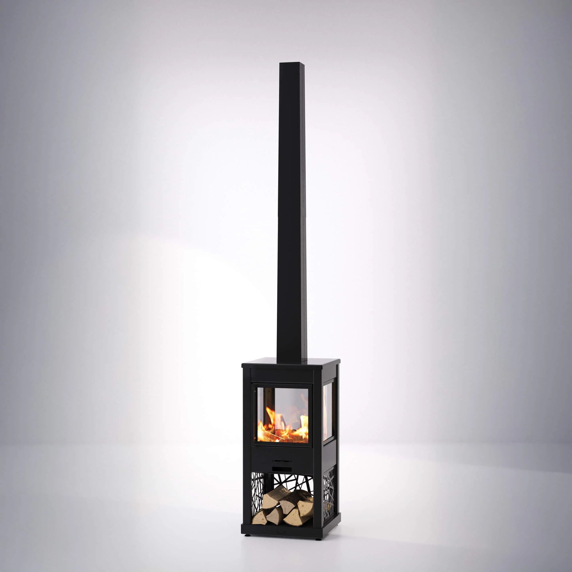 wood burning outdoor stove for patio