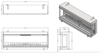 Evonic E-Lectra 1500 Hole in the Wall Electric Fire