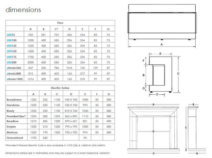 Solution Fires Lux 150 Electric Fireplace