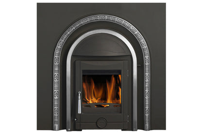CastTec Polaris Decorative Inset Multi-Fuel Stove Arched Inset