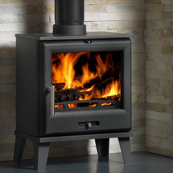 Nevis 5 Edge 5kw Multi-Fuel Eco Defra Approved Stove - FREE HETAS Approved CO Detector
