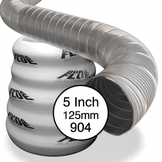 9 Metres – 125mm – 904 Grade Flue Liner
