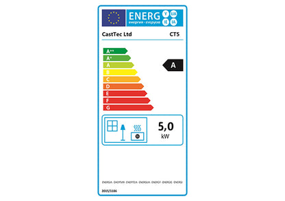 Cast Tec CT5 Cylindrical Wood Burning Stove