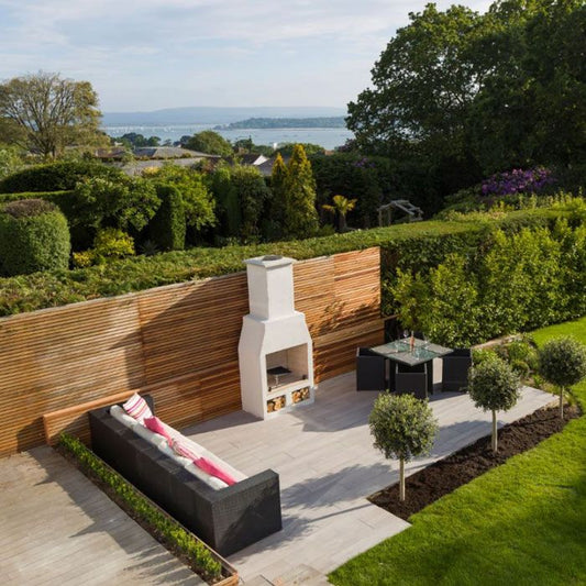 The Isokern Garden 950 Outdoor Fireplace