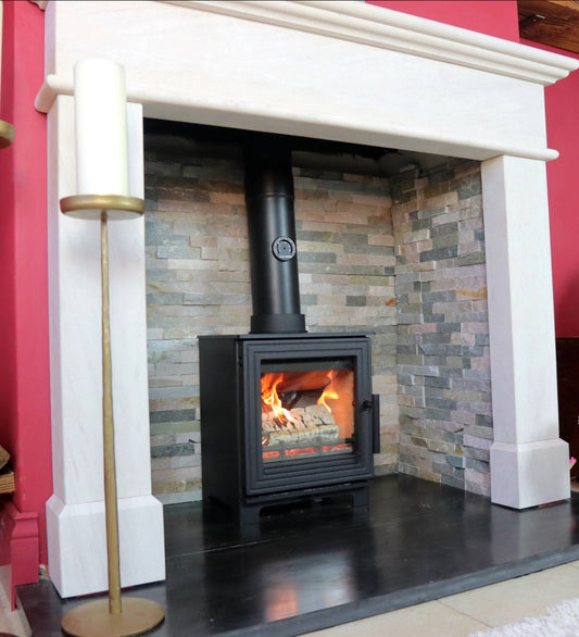 Woodford Pankhurst Small 4.1kW Wood Burning Ecodesign Stove - Camden Fires