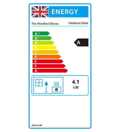 Woodford Pankhurst Small 4.1kW Wood Burning Ecodesign Stove - Camden Fires