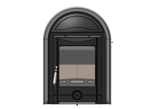 CastTec Polaris Majestic Inset Multi-Fuel Stove Arched Inset